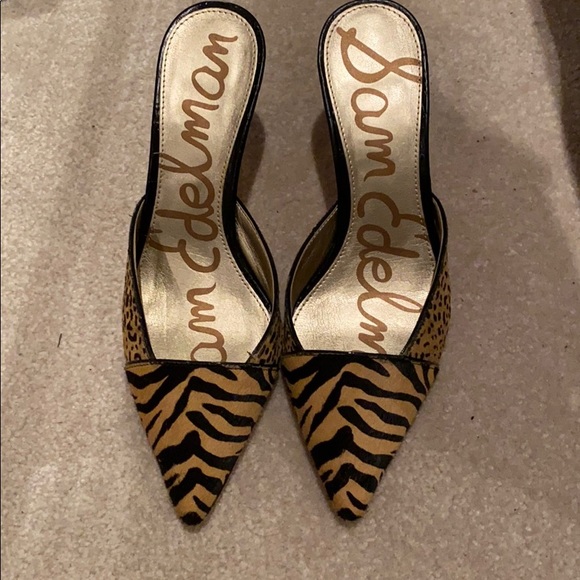 Sam Edelman Odelia Mules in New Nude - Picture 6 of 7